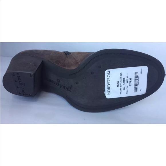 COPY Paul Green Dallas Brown Nubuck Leather Ankle Boot 6 - Picture 10 of 12